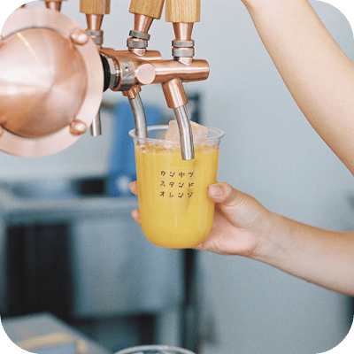 写真：オレンジジュース